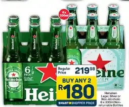 Pick n Pay Liquor Heineken Lager, Silver or Non-Alcoholic Non-returnable Bottles offer