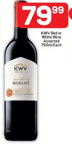 Pick n Pay Liquor KWV Red or White Wine Assorted offer