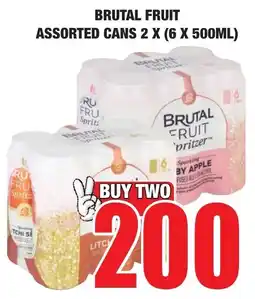 Boxer Liquors Brutal fruit assorted cans offer