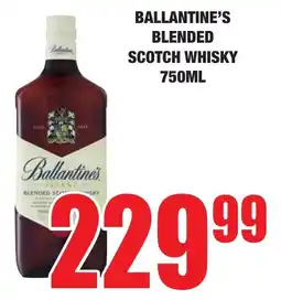 Boxer Liquors Ballantine's blended scotch whisky offer