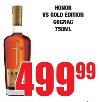 Boxer Liquors Honor vs gold edition cognac offer
