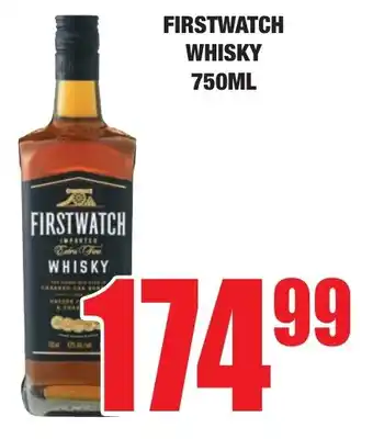 Boxer Liquors Firstwatch whisky offer