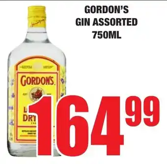 Boxer Liquors Gordon's gin assorted offer