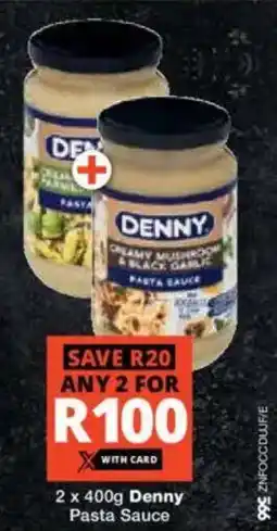 Checkers Denny Pasta Sauce offer