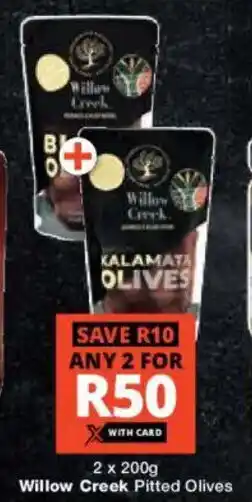 Checkers Willow Creek Pitted Olives offer