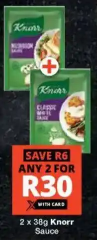 Checkers Knorr Sauce offer