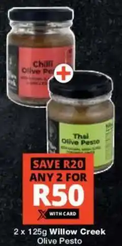 Checkers Willow Creek Olive Pesto offer