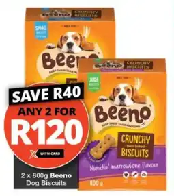Checkers Beeno Dog Biscuits offer