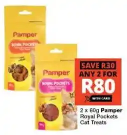Checkers Pamper Royal Pockets Cat Treats offer