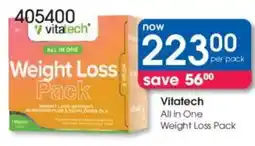 Clicks Vitatech All in One Weight Loss Pack offer