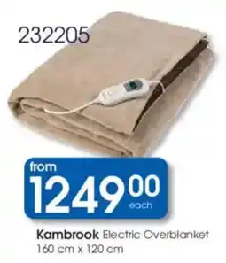 Clicks Kambrook Electric Overblanket offer