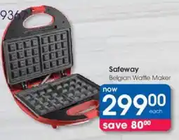 Clicks Safeway Belgian Waffle Maker offer