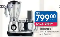 Clicks Kambrook 2-in-1 Food Processor and Blender offer