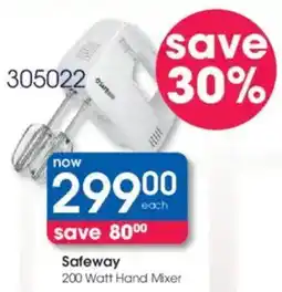 Clicks Safeway 200 Watt Hand Mixer offer