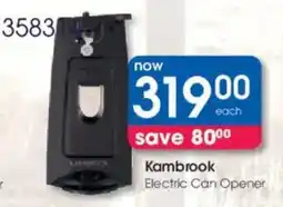 Clicks Kambrook Electric Can Opener offer