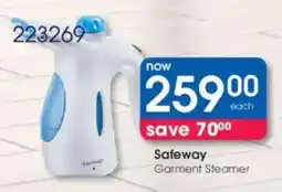 Clicks Safeway Garment Steamer offer