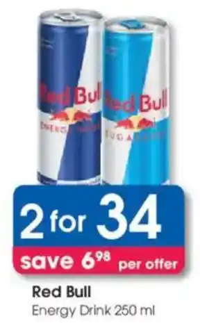 Clicks Red Bull Energy Drink offer