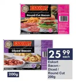 President Hyper Eskort Bacon Diced/ Round Cut offer