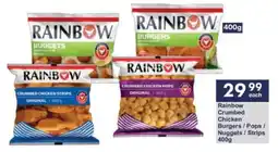 President Hyper Rainbow Crumbed Chicken Burgers/ Pops/ Nuggets/ Strips offer
