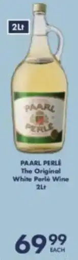 President Hyper Paarl Perle The Original White Perlé Wine offer