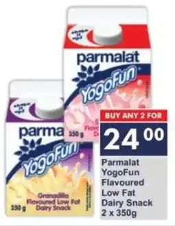 President Hyper Parmalat YogoFun Flavoured Low Fat Dairy Snack offer