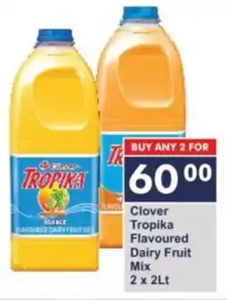 President Hyper Clover Tropika Flavoured Dairy Fruit Mix offer