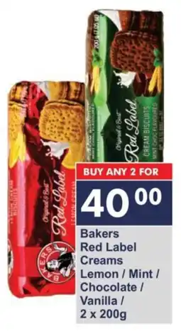 President Hyper Bakers Red Label Creams Lemon/ Mint/ Chocolate/ Vanilla offer