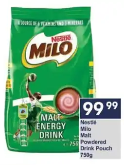 President Hyper Nestlé Milo Malt Powdered Drink Pouch offer