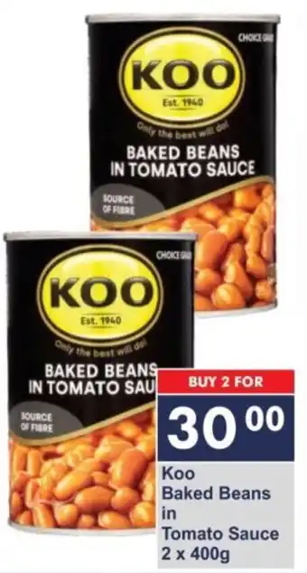 President Hyper Koo Baked Beans in Tomato Sauce offer