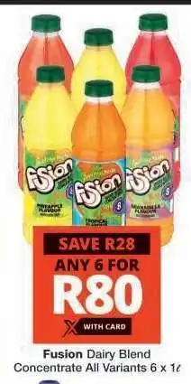Checkers Fusion Dairy Blend offer