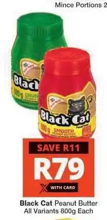 Checkers BLACK CAT PEANUT BUTTER offer