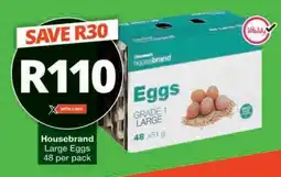 Checkers Housebrand Large Eggs offer