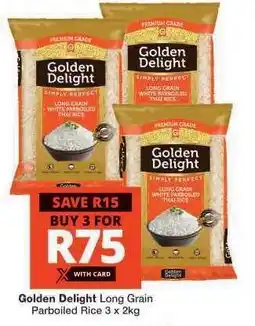 Checkers Golden Delight Long Grain Parboiled Rice offer