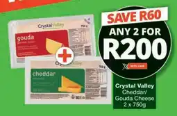 Checkers Crystal Valley Cheddar/Gouda Cheese offer
