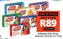 Checkers Lifebuoy Bath Soap offer