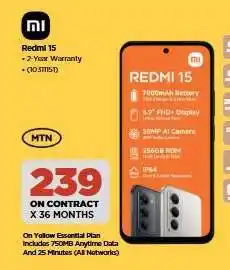 HiFi Corp Redmi 15 offer
