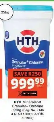Checkers HTH Mineralsoft Granular+ Chlorine offer