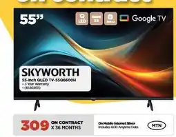 HiFi Corp SKYWORTH 55-Inch QLED TV-55Q6600H offer