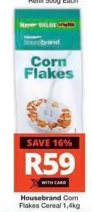 Checkers Housebrand Corn Flakes Cereal offer