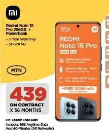 HiFi Corp Redmi Note 15 Pro 256GB + Powerbank offer