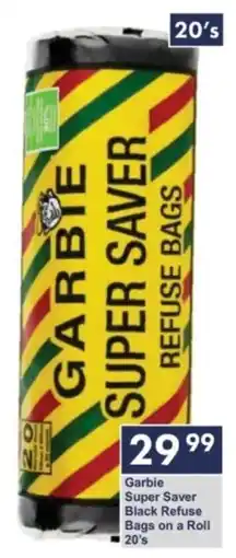 President Hyper Garbie Super Saver Black Refuse Bags on a Roll offer