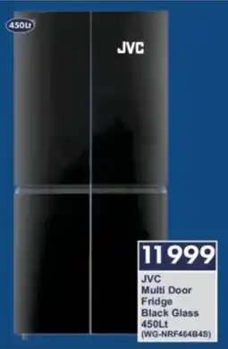 President Hyper JVC Multi Door Fridge Black Glass offer