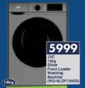 President Hyper JVC Silver Front Loader Washing Machine offer