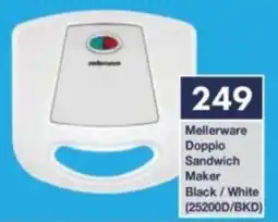 President Hyper Mellerware Doppio Sandwich Maker Black/ White offer