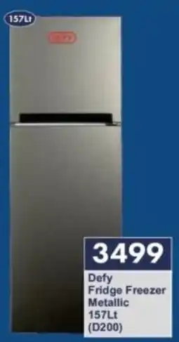 President Hyper Defy Fridge Freezer Metallic offer