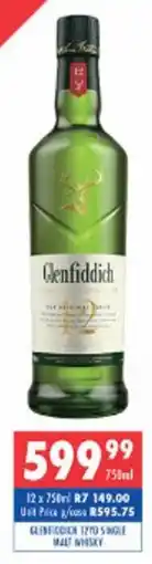 Ultra Liquors Glenfiddich offer