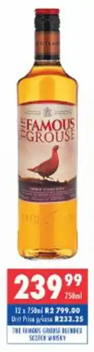 Ultra Liquors The famous grouse blended scotch whisky offer