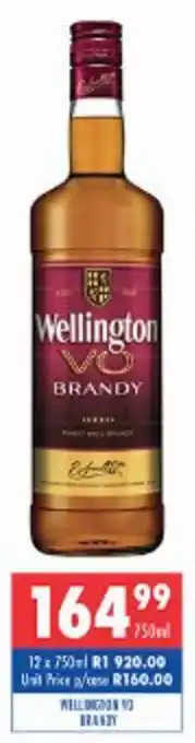 Ultra Liquors Wellington vo brandy offer