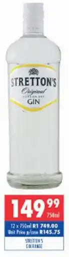 Ultra Liquors Stretton's Gin offer