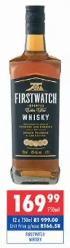 Ultra Liquors Firstwatch Whisky offer